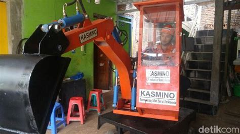 Ini Penampakan Ekskavator Mini Buatan Kasmin di Semarang